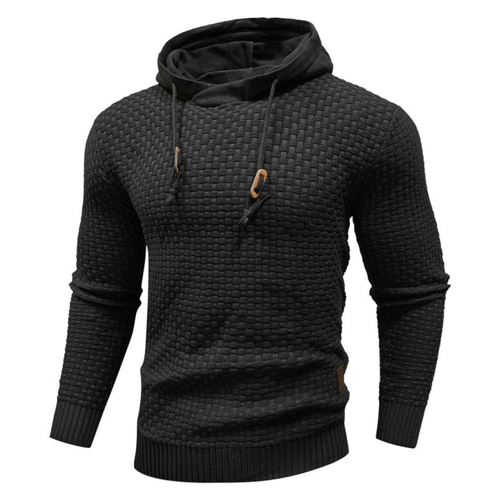 Jeremy - Sweat à capuche classique en laine pour homme