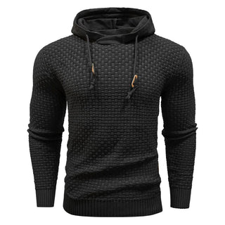 Jeremy - Sweat à capuche classique en laine pour homme