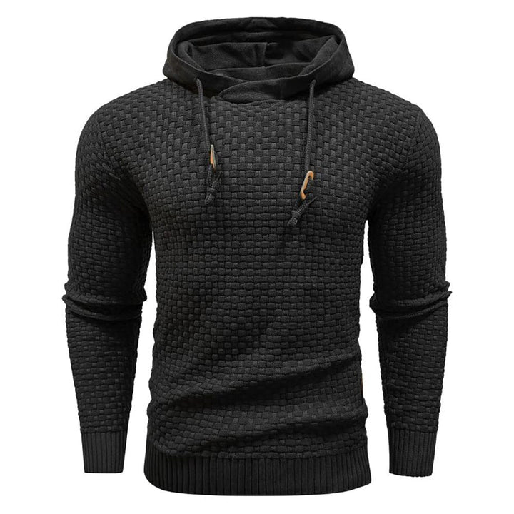 Jeremy - Sweat à capuche classique en laine pour homme