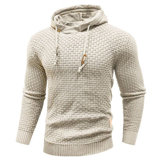 Jeremy - Sweat à capuche classique en laine pour homme
