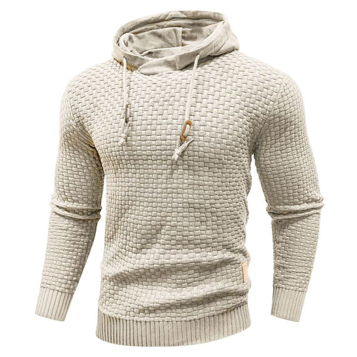 Jeremy - Sweat à capuche classique en laine pour homme