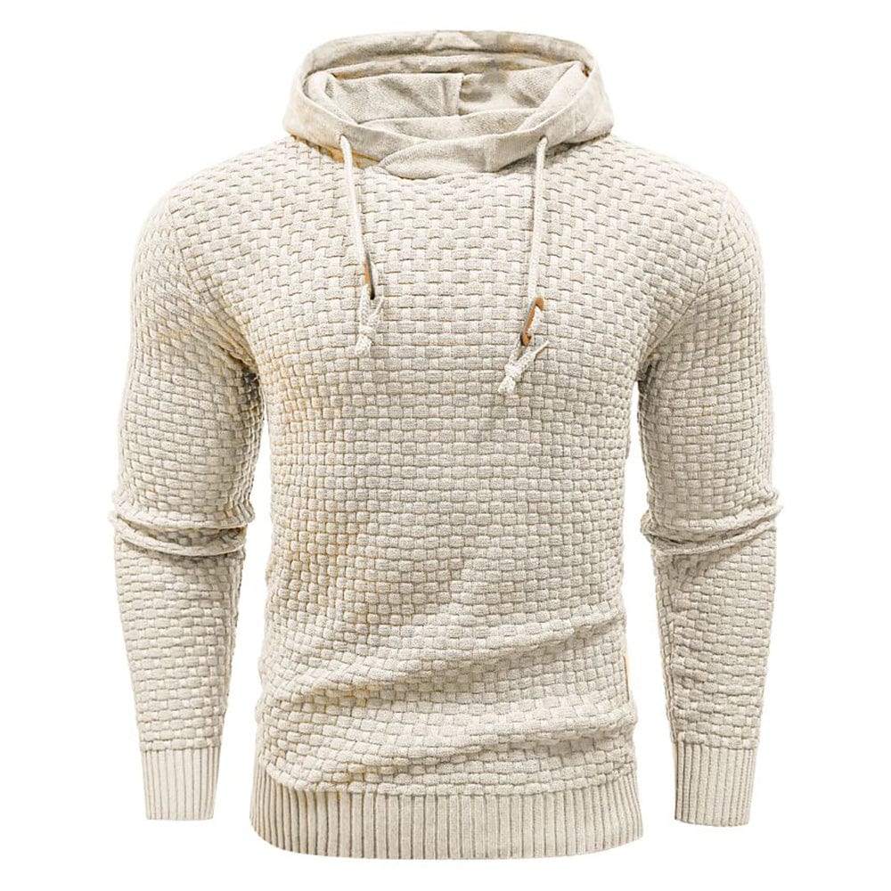 Jeremy - Sweat à capuche classique en laine pour homme