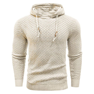 Jeremy - Sweat à capuche classique en laine pour homme
