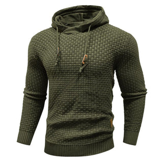 Jeremy - Sweat à capuche classique en laine pour homme