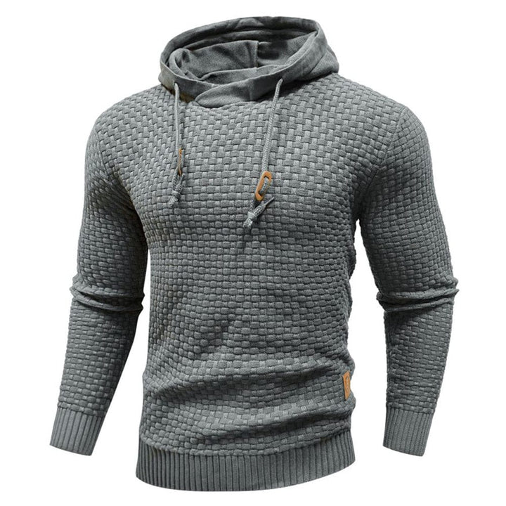 Jeremy - Sweat à capuche classique en laine pour homme
