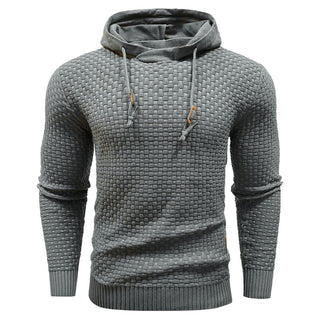 Jeremy - Sweat à capuche classique en laine pour homme