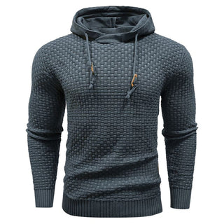 Jeremy - Sweat à capuche classique en laine pour homme