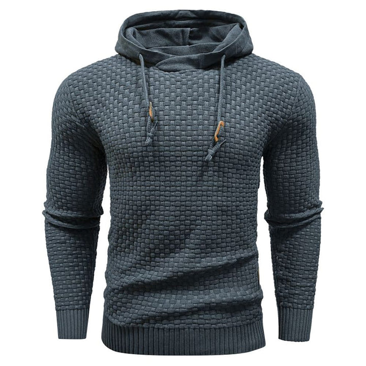 Jeremy - Sweat à capuche classique en laine pour homme