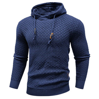 Jeremy - Sweat à capuche classique en laine pour homme
