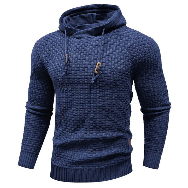 Jeremy - Sweat à capuche classique en laine pour homme
