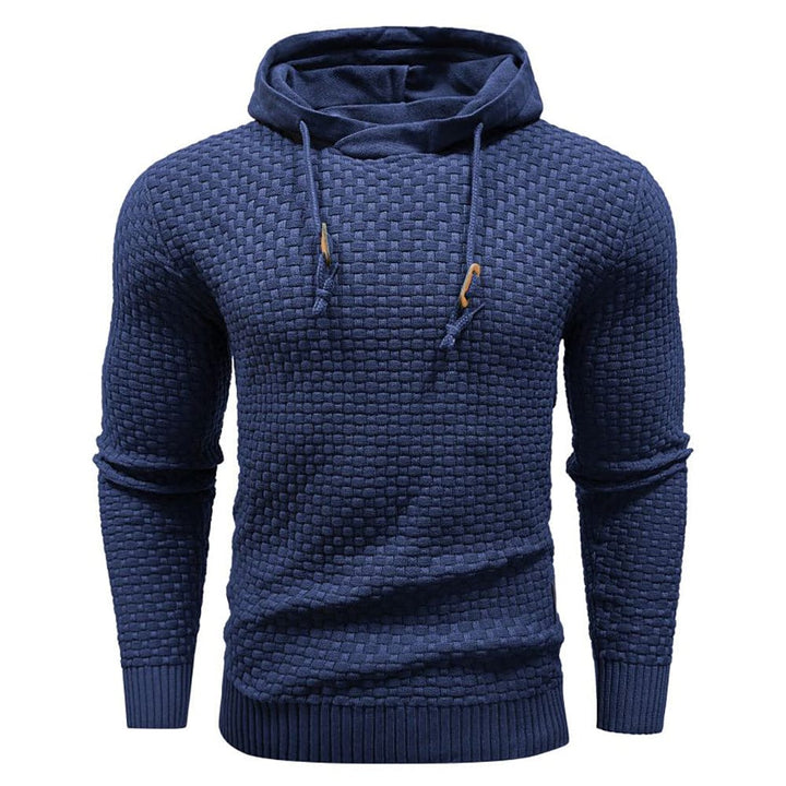 Jeremy - Sweat à capuche classique en laine pour homme