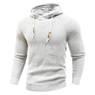 Jeremy - Sweat à capuche classique en laine pour homme