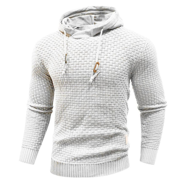 Jeremy - Sweat à capuche classique en laine pour homme