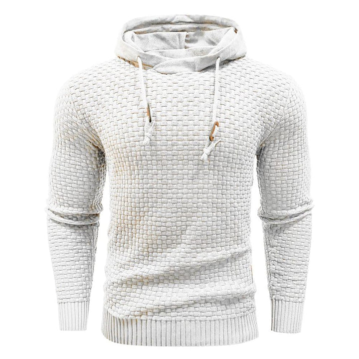 Jeremy - Sweat à capuche classique en laine pour homme