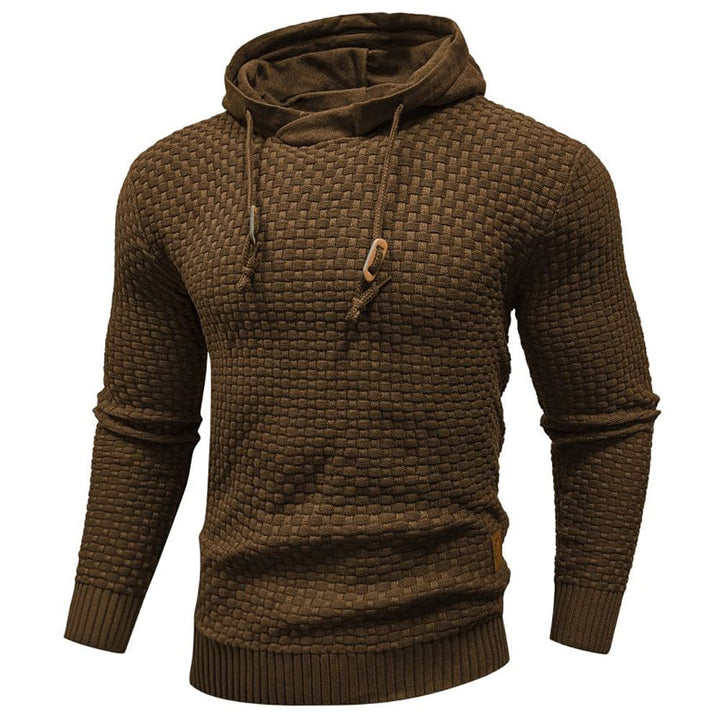 Jeremy - Sweat à capuche classique en laine pour homme