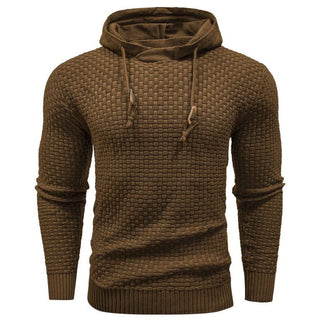Jeremy - Sweat à capuche classique en laine pour homme