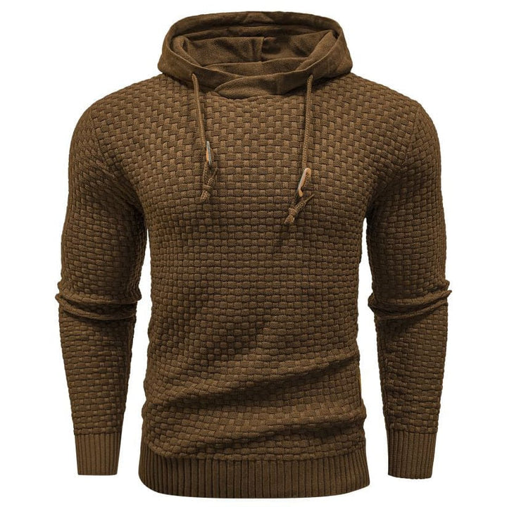 Jeremy - Sweat à capuche classique en laine pour homme