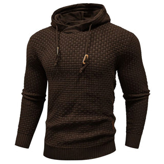 Jeremy - Sweat à capuche classique en laine pour homme