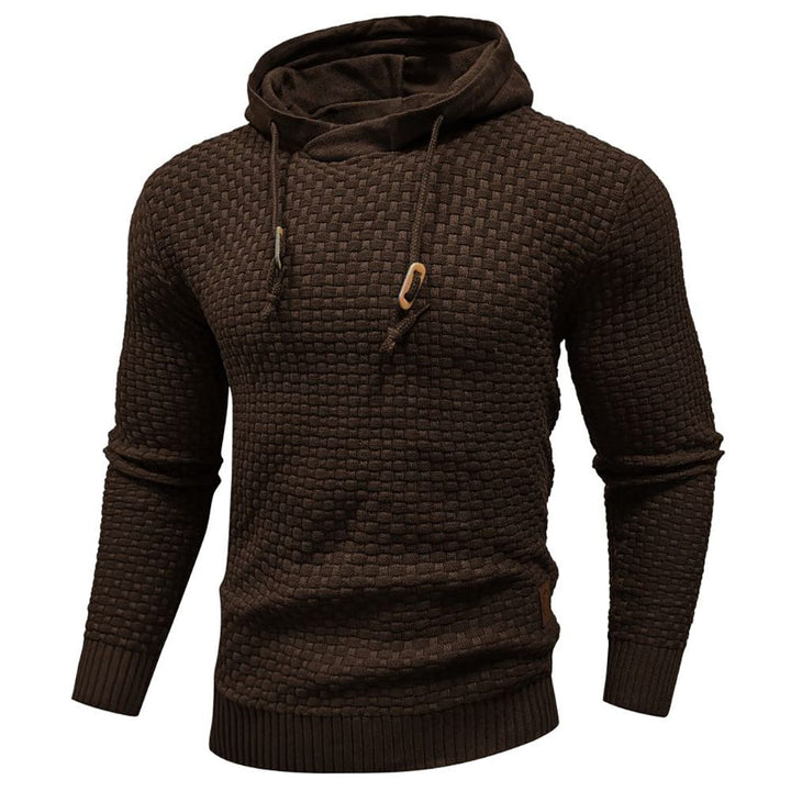 Jeremy - Sweat à capuche classique en laine pour homme
