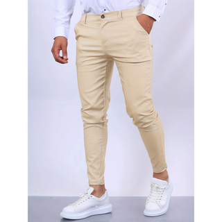 Hendric - Pantalon Business Homme  Coupe Slim Structurée