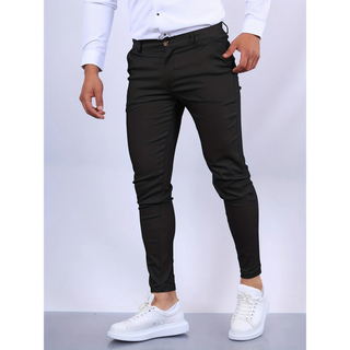 Hendric - Pantalon Business Homme  Coupe Slim Structurée