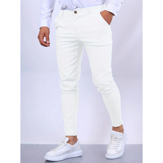 Hendric - Pantalon Business Homme  Coupe Slim Structurée
