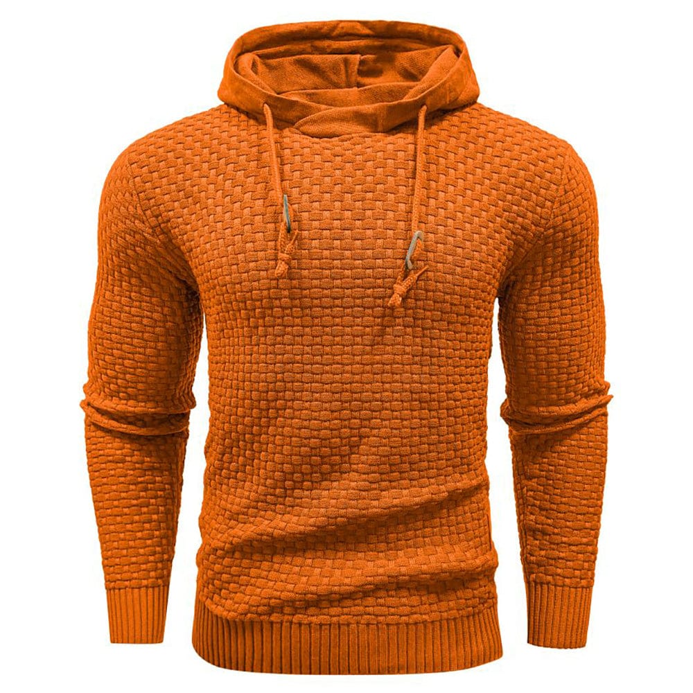 Jeremy - Sweat à capuche classique en laine pour homme
