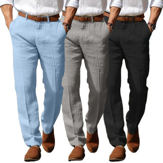 Michael - Pantalon en lin de luxe pour homme