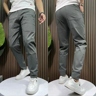 Steven - Pantalon cargo à poches multiples