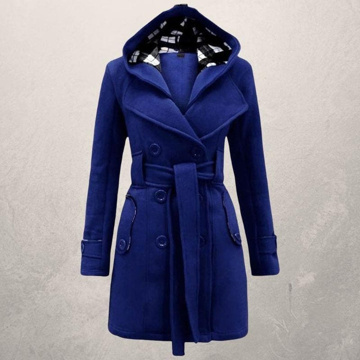 Fedrissa - Manteau Tendance Ceinture Capuche
