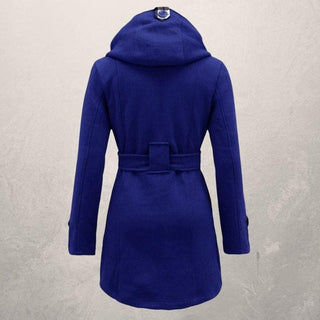 Fedrissa - Manteau Tendance Ceinture Capuche