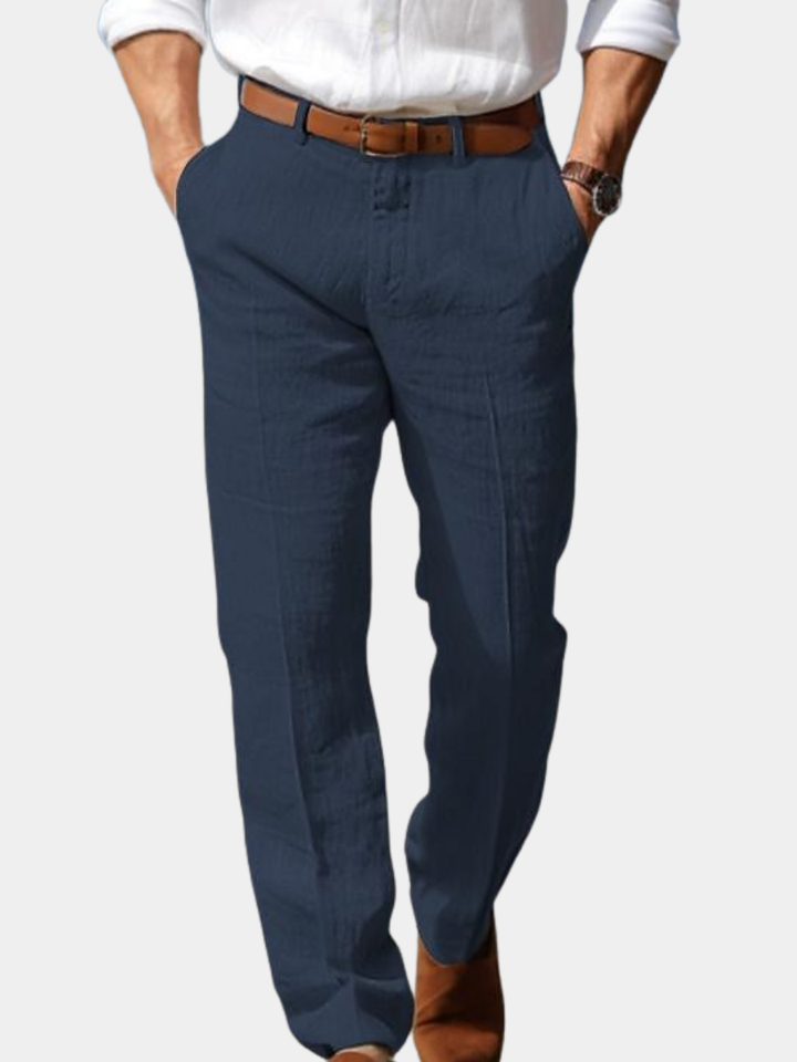 Michael - Pantalon en lin de luxe pour homme