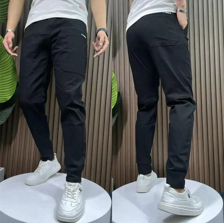 Steven - Pantalon cargo à poches multiples