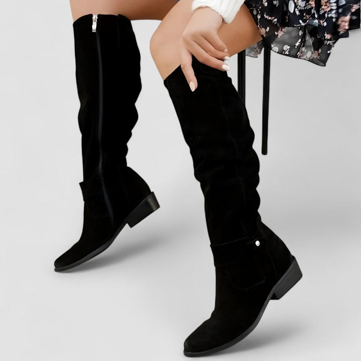 Charlotte - Bottes Hautes en Daim