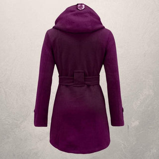 Fedrissa - Manteau Tendance Ceinture Capuche