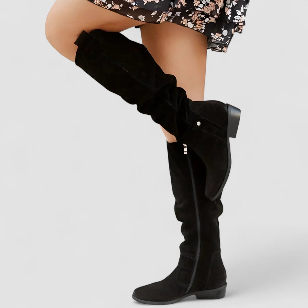 Charlotte - Bottes Hautes en Daim