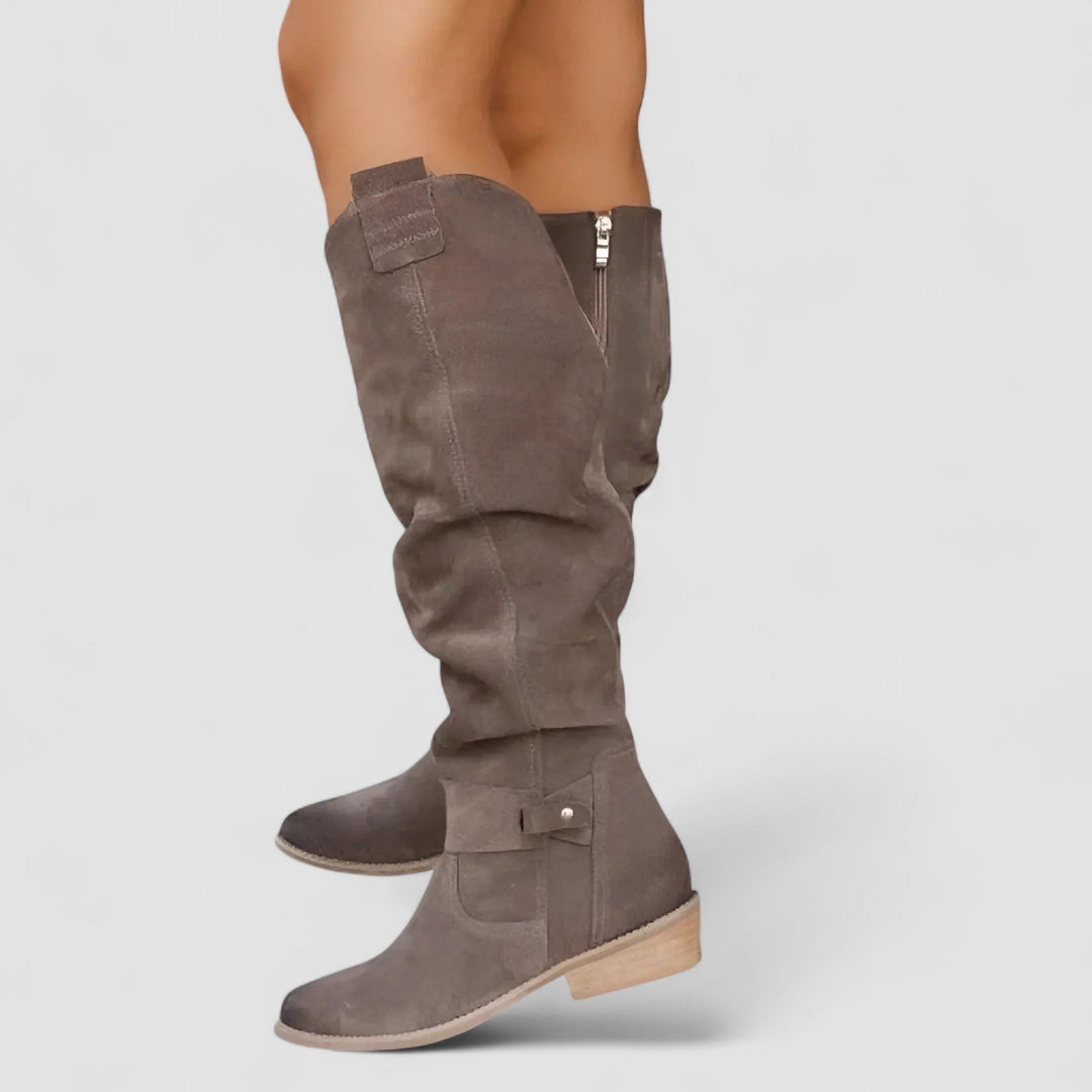 Charlotte - Bottes Hautes en Daim