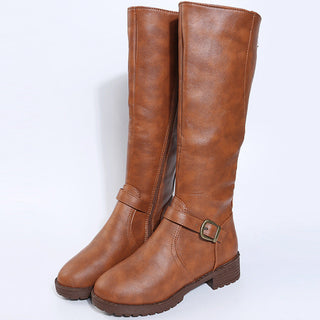 Eline - Bottes hautes élégantes à boucle