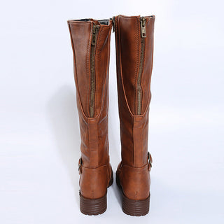 Eline - Bottes hautes élégantes à boucle