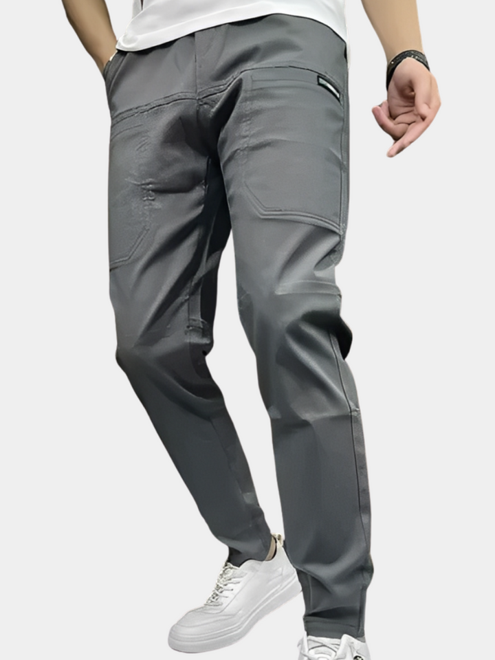 Steven - Pantalon cargo à poches multiples