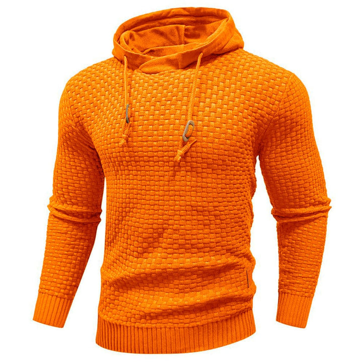Jeremy - Sweat à capuche classique en laine pour homme