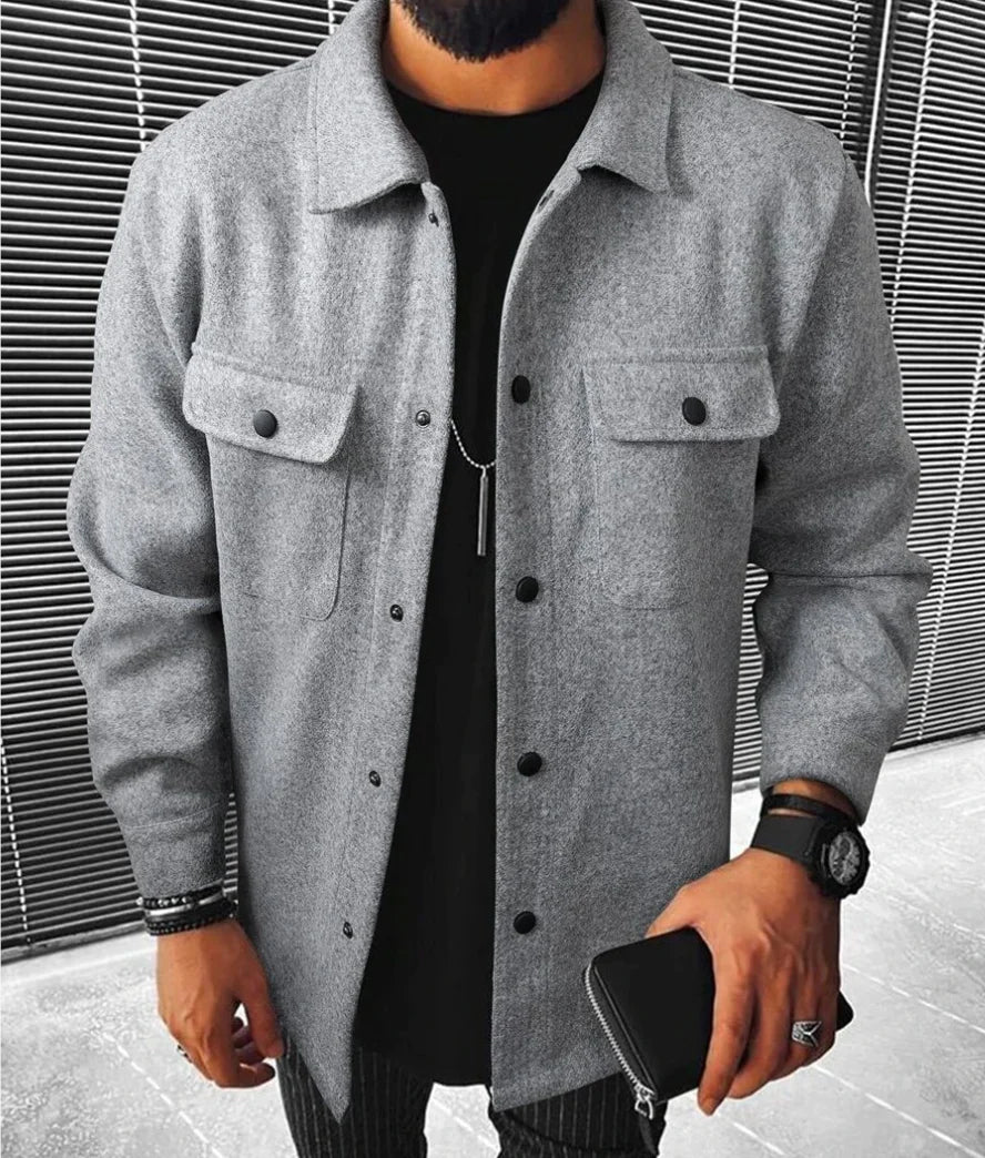 Jules - Chemise pour Homme - Oversize, Manches Longues