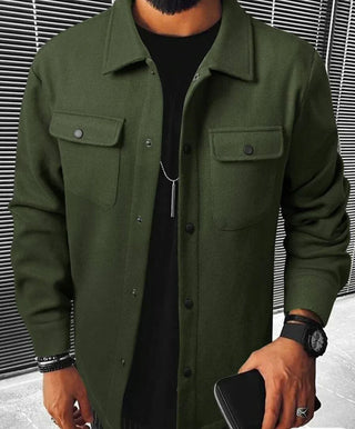 Jules - Chemise pour Homme - Oversize, Manches Longues