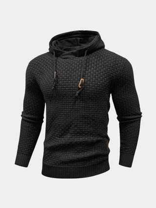 Jeremy - Sweat à capuche classique en laine pour homme