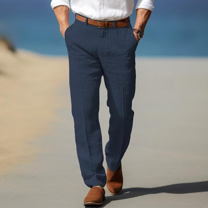 Michael - Pantalon en lin de luxe pour homme