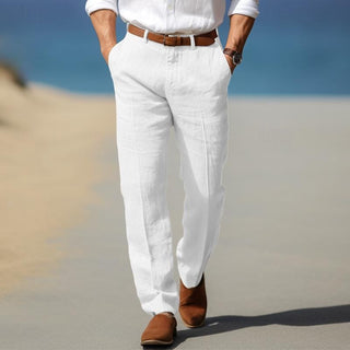 Michael - Pantalon en lin de luxe pour homme