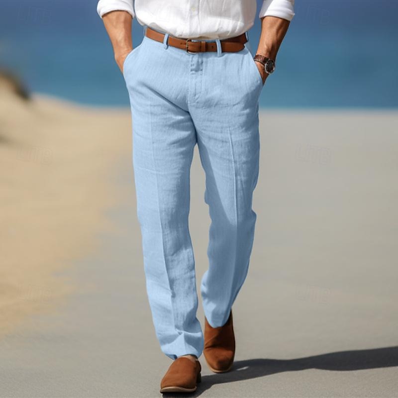 Michael - Pantalon en lin de luxe pour homme
