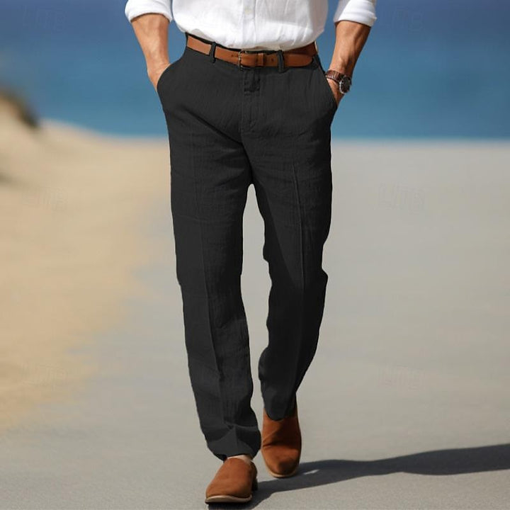 Michael - Pantalon en lin de luxe pour homme
