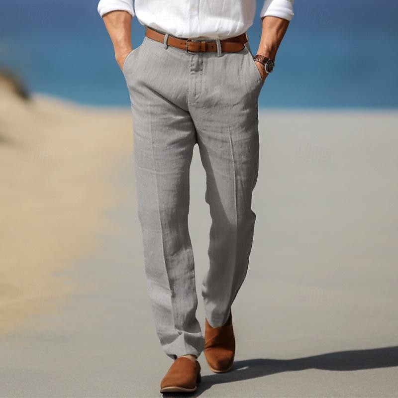 Michael - Pantalon en lin de luxe pour homme