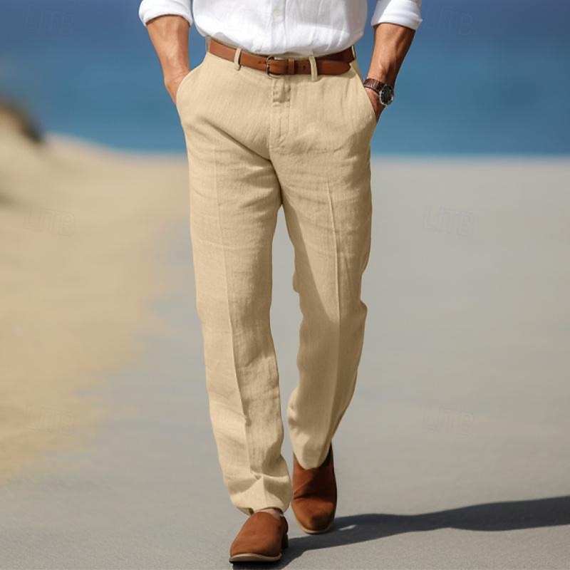 Michael - Pantalon en lin de luxe pour homme